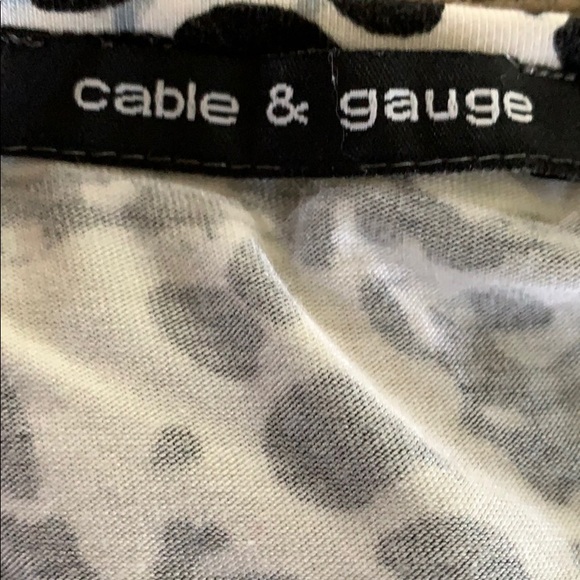 Cable & Gaige Embellished Print Sleeveless Top Large - Picture 6 of 6